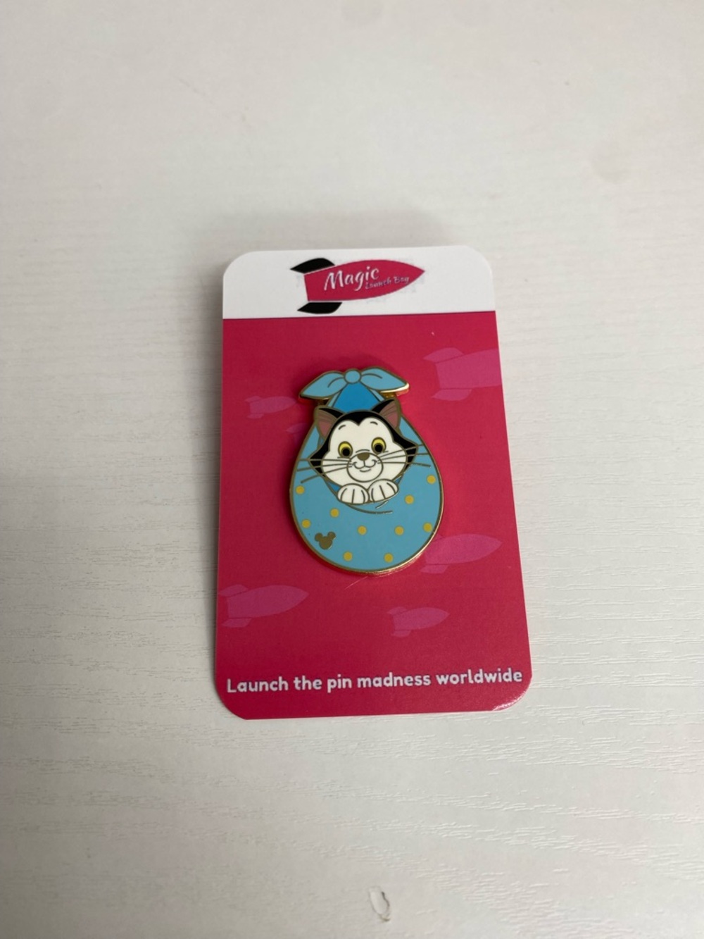 Disney pin featuring Figaro